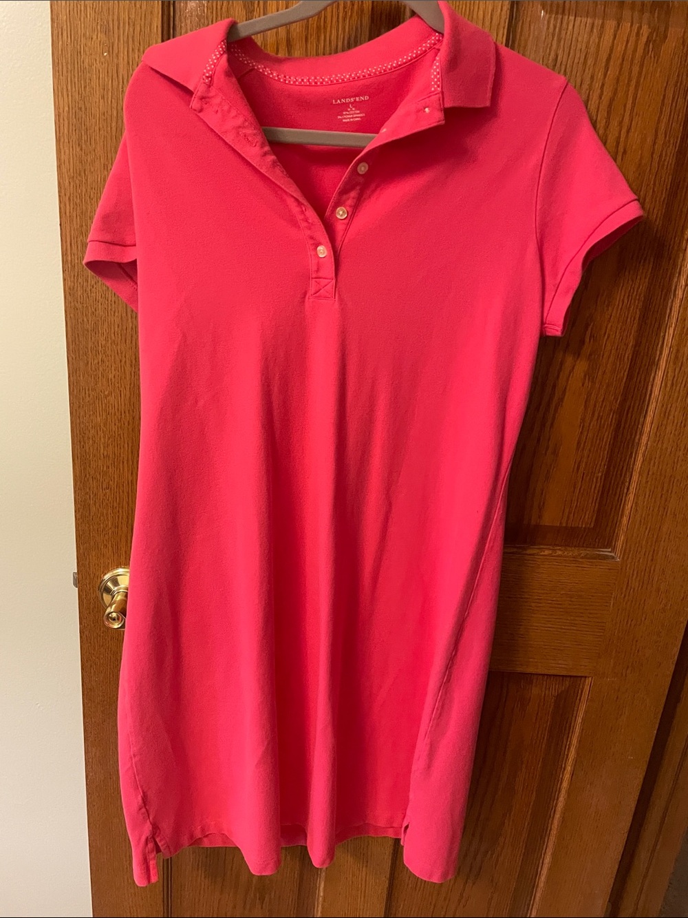 Pink Polo Dress - Short Sleeve